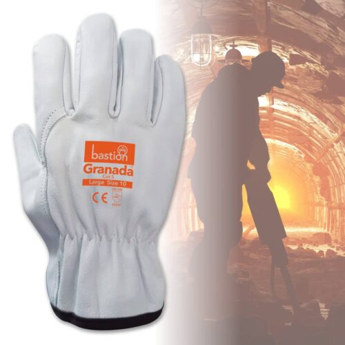 Bastion Granada Cut 5 Premium Leather Riggers Gloves