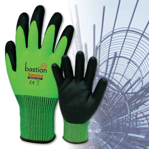 Bastion Soroca Cut 5D High-Vis Gloves - Nitrile Coating