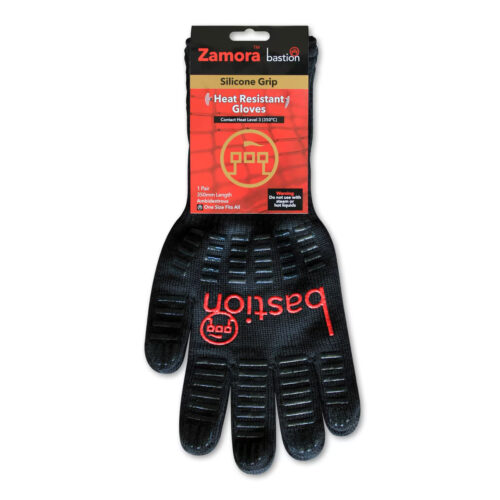 Bastion Zamora Heat Resistant Gloves - Silicone Grip