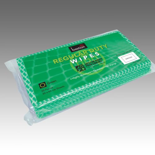 Bastion Regular Duty Wipes Packs - Green