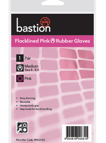 bastion pink flocklined gloves packaging