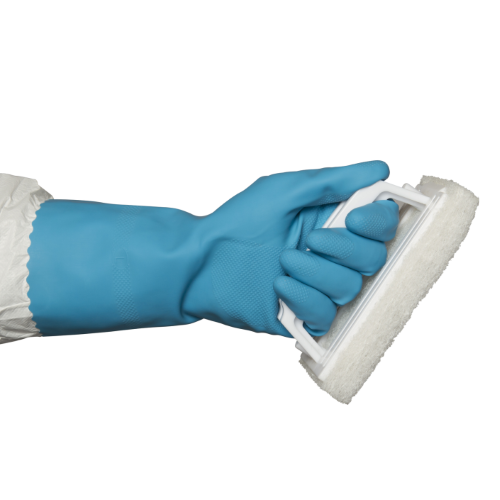 bastion blue silverlined gloves