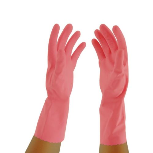 bastion pink flocklined gloves