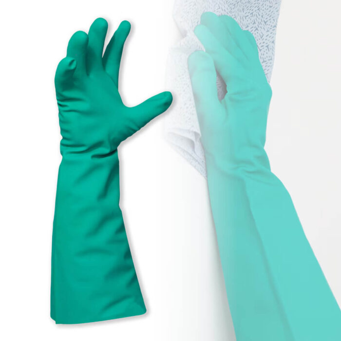 Bastion Nitrile 460 Green Unlined Gloves