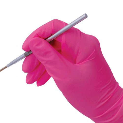 Bastion Nitrile UltraSoft Pink Gloves