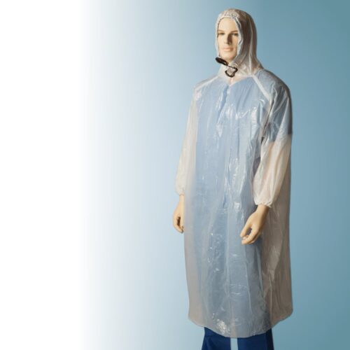 Bastion Polyethylene Poncho - White