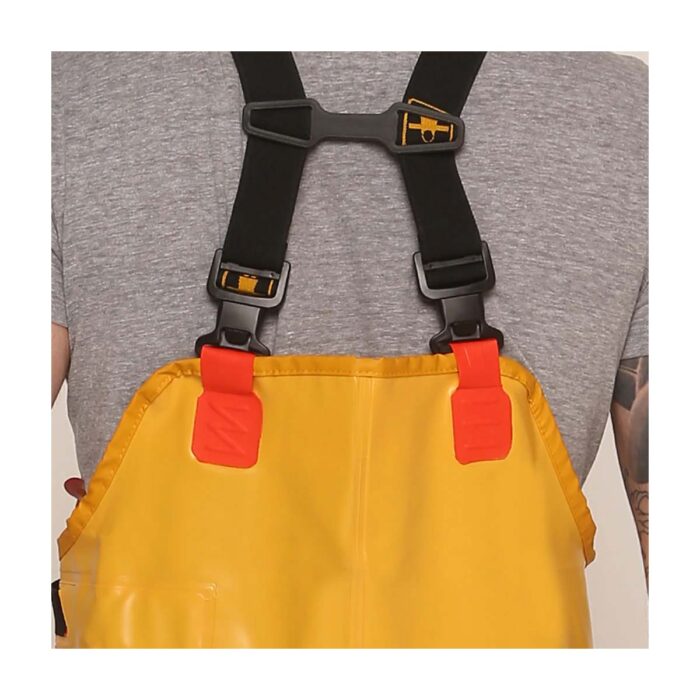 Guy Cotten X-Trapper Bib & Braces Orange Suspenders