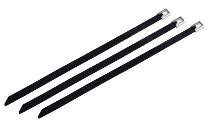 Coated Cable Ties stainless steel