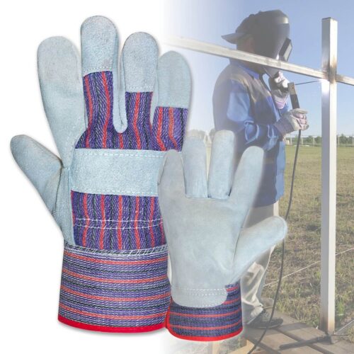 Bastion Candy Stripe Leather Gloves