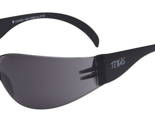 Maxisafe Texas Anti-Fog Safety Glasses - Smoke Lens