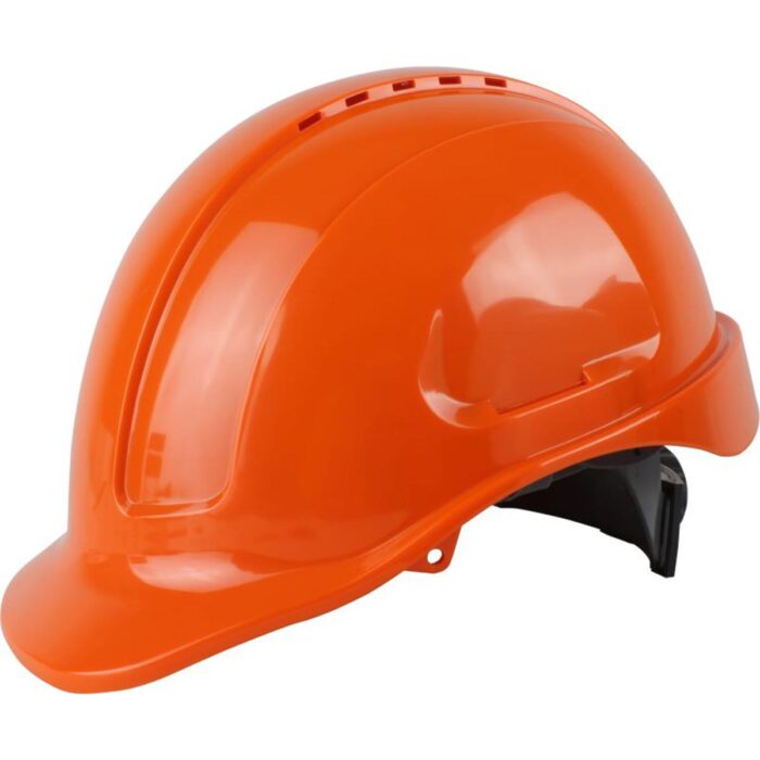 Maxisafe Vented Hard Hat - Sliplock Harness - Orange