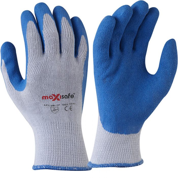 Blue Grippa | Blue Latex Gloves Pair