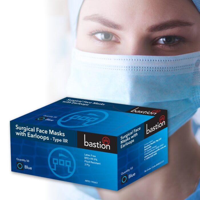 Bastion Surgical Face Masks with Earloops