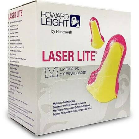 Howard Leight Laser Lite Uncorded Earplugs Box LL-1