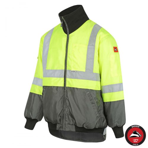 Badger X150 Chilla Chiller Jacket - yellow side
