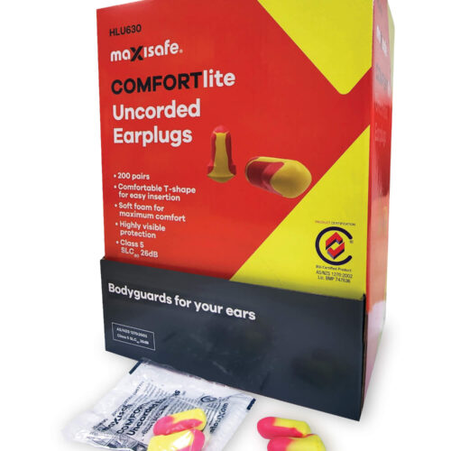 Maxisafe COMFORTlite Uncorded Earplugs Inner Angled