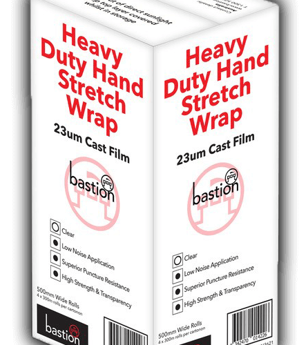 Bastion Heavy Duty Stretch Wrap, 23um