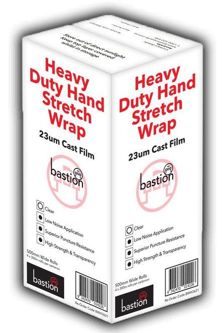 Bastion Heavy Duty Stretch Wrap, 23um