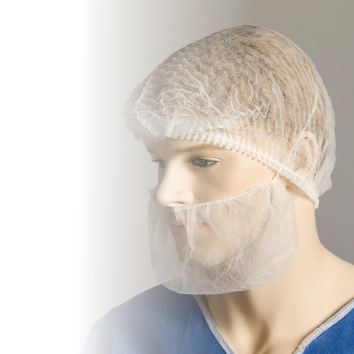 Bastion PP Beard Cover, Single Loop - White