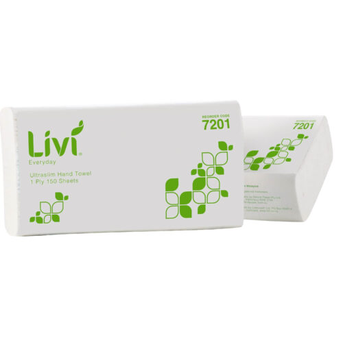 Livi 7201 Everyday Ultraslim Hand Towel - Two Packs