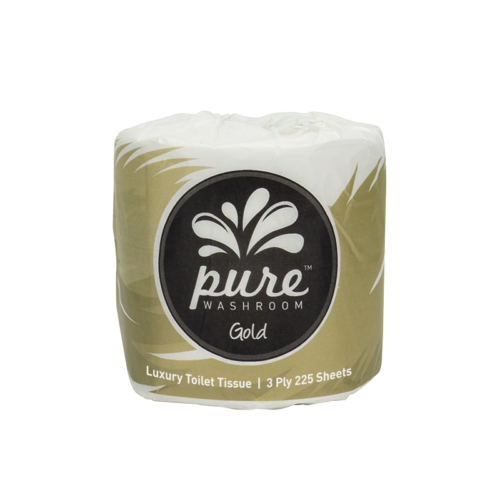 Pure Washroom Gold Huhtamaki 3 Ply Toilet Tissue Toilet Paper