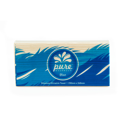 Huhtamaki Pure Washroom Premium Ultraslim Interleaved Hand Towel Pack/150 Carton/16 packs