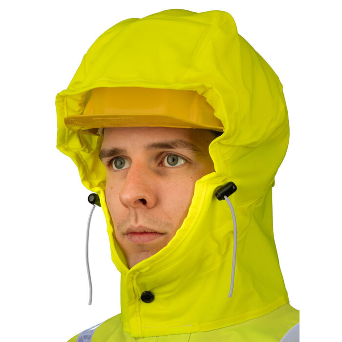 Guy Cotten Isoflash High-Vis Jacket Yellow Hard Hat