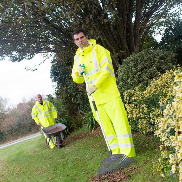 Guy Cotten Poulflash High Vis Yellow Waterproof Pants Maintenance Site Safety
