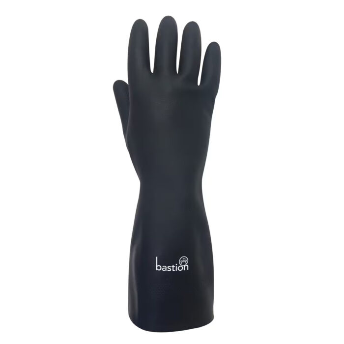 Bastion Neoprene 330 Flocklined Chemical Resistant Gloves Back