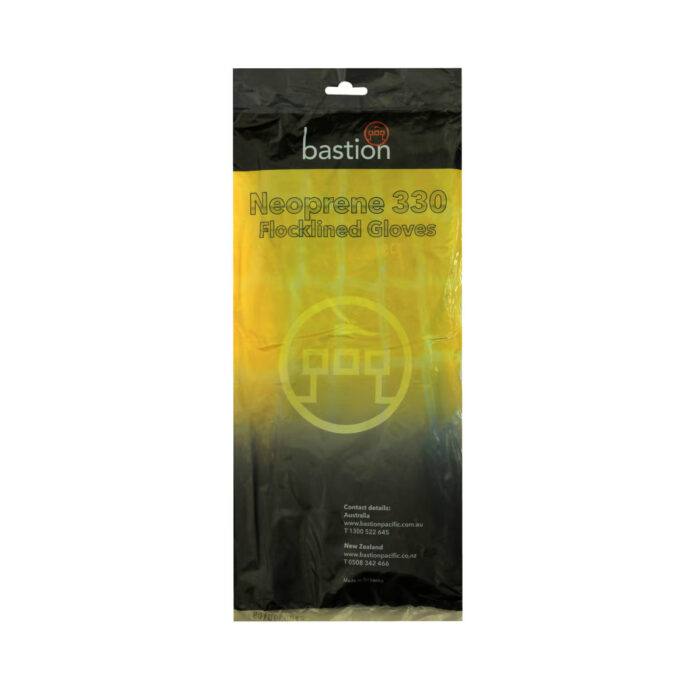 Bastion Neoprene 330 Flocklined Chemical Resistant Gloves Pack