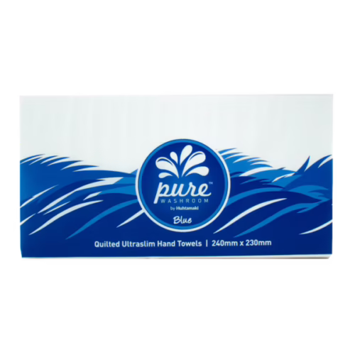 Huhtamaki Pure Premium Quilted Ultraslim Hand Towel 230 x 240 Interleaved Bulk